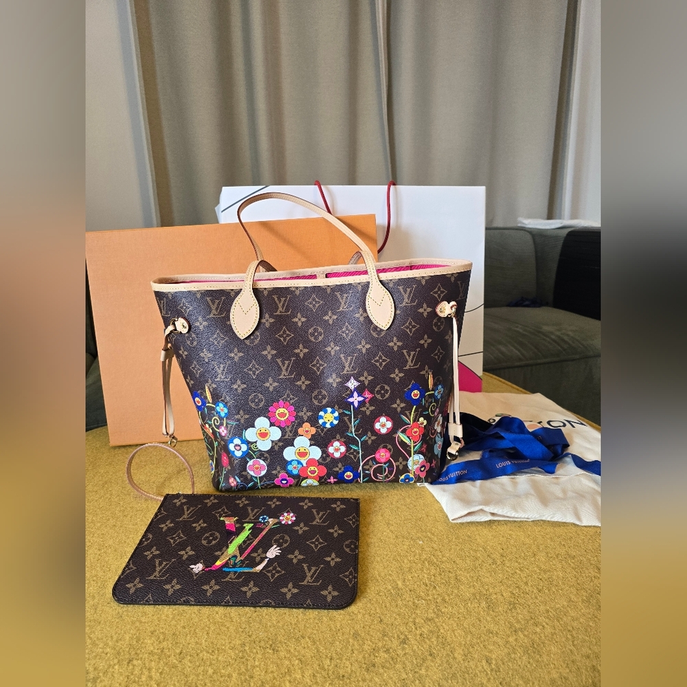 SOLD Limited Edition Louis Vuitton Takashi Murakami Neverful MM new with tags